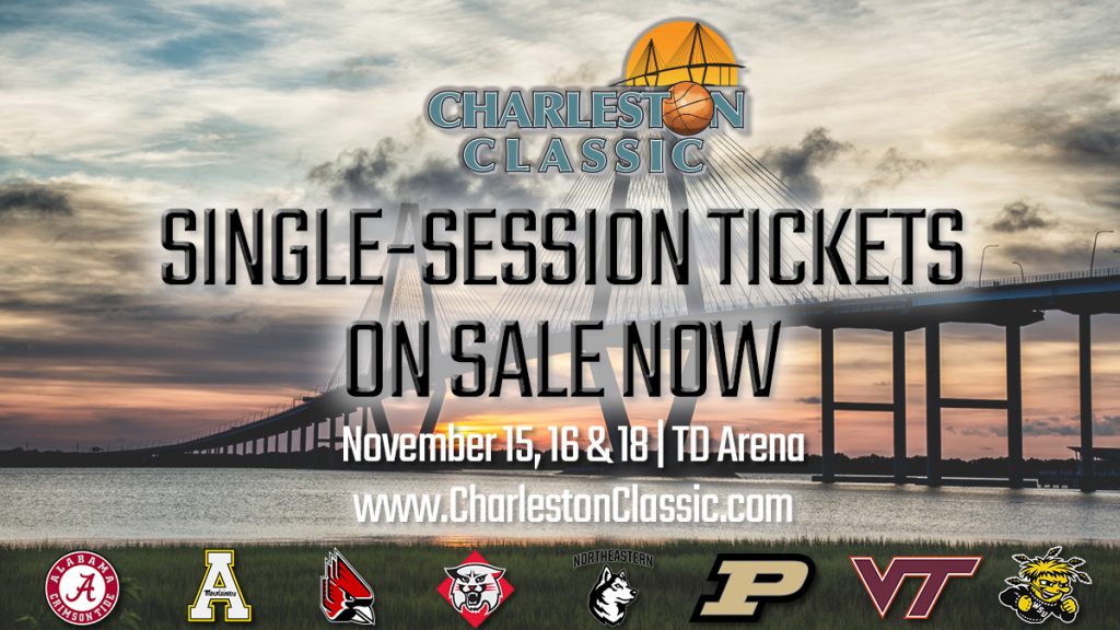 2018 Charleston Classic SingleSession Tickets on Sale Now ESPN Events