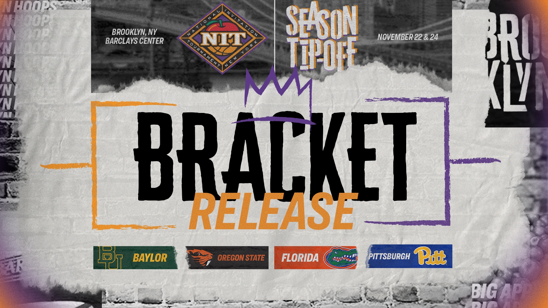 NIT Season TipOff Bracket Release ESPN Events