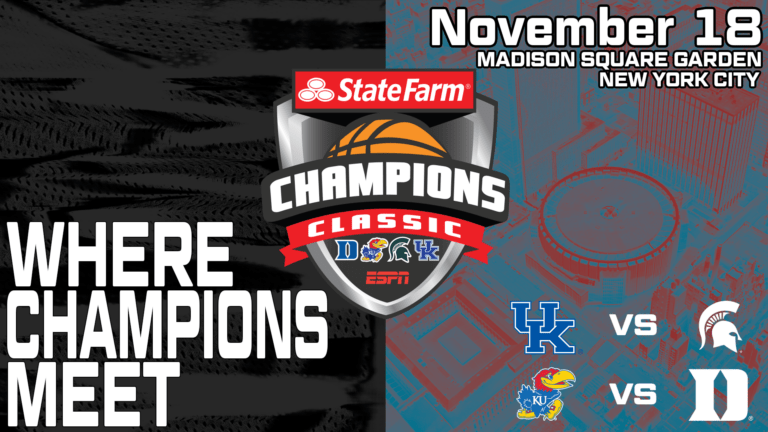 Where Champions Meet - StateFarm Champions Classic graphic